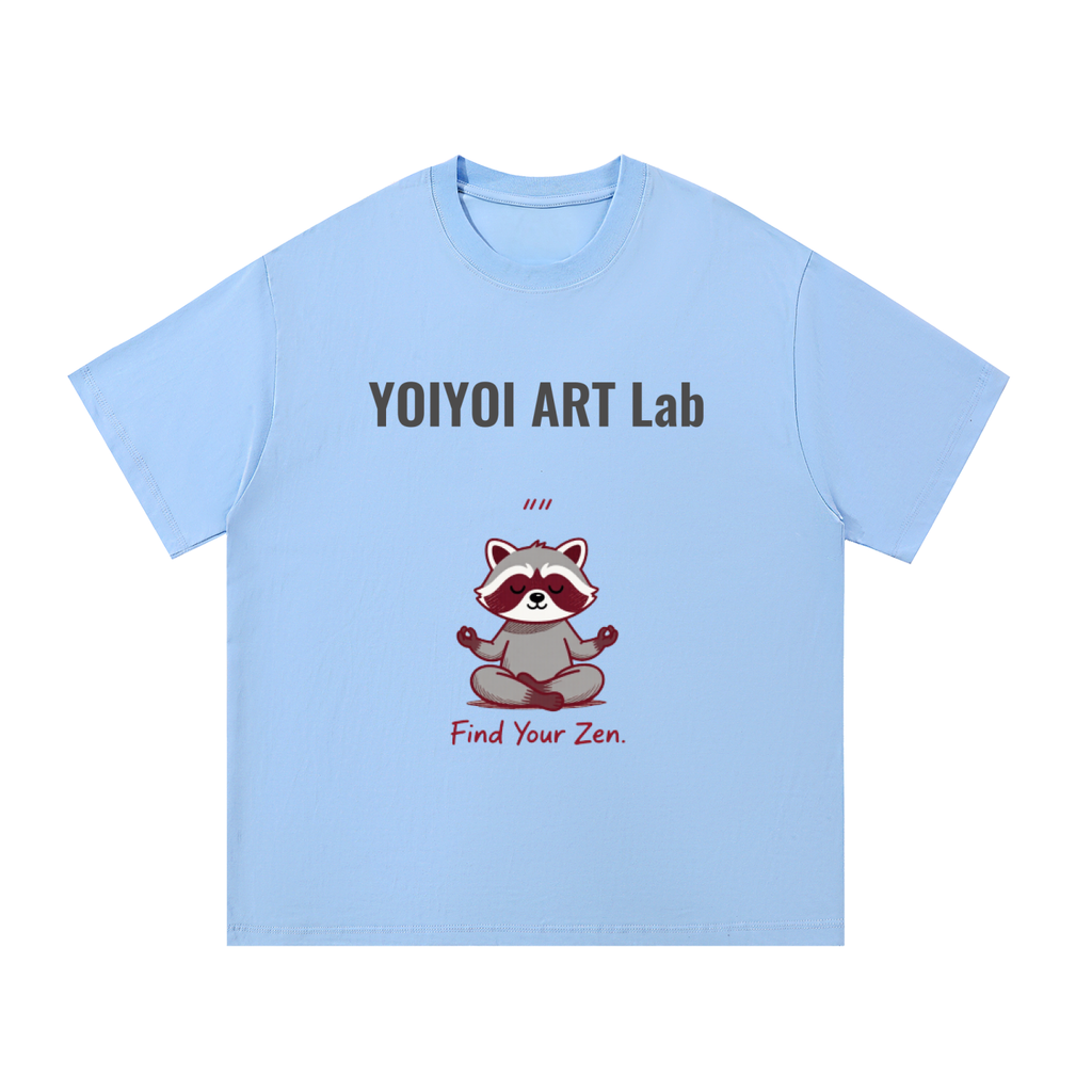 YOIYOI ART Lab — Zen Tanuki "Find Your Zen" Tee (Unisex)