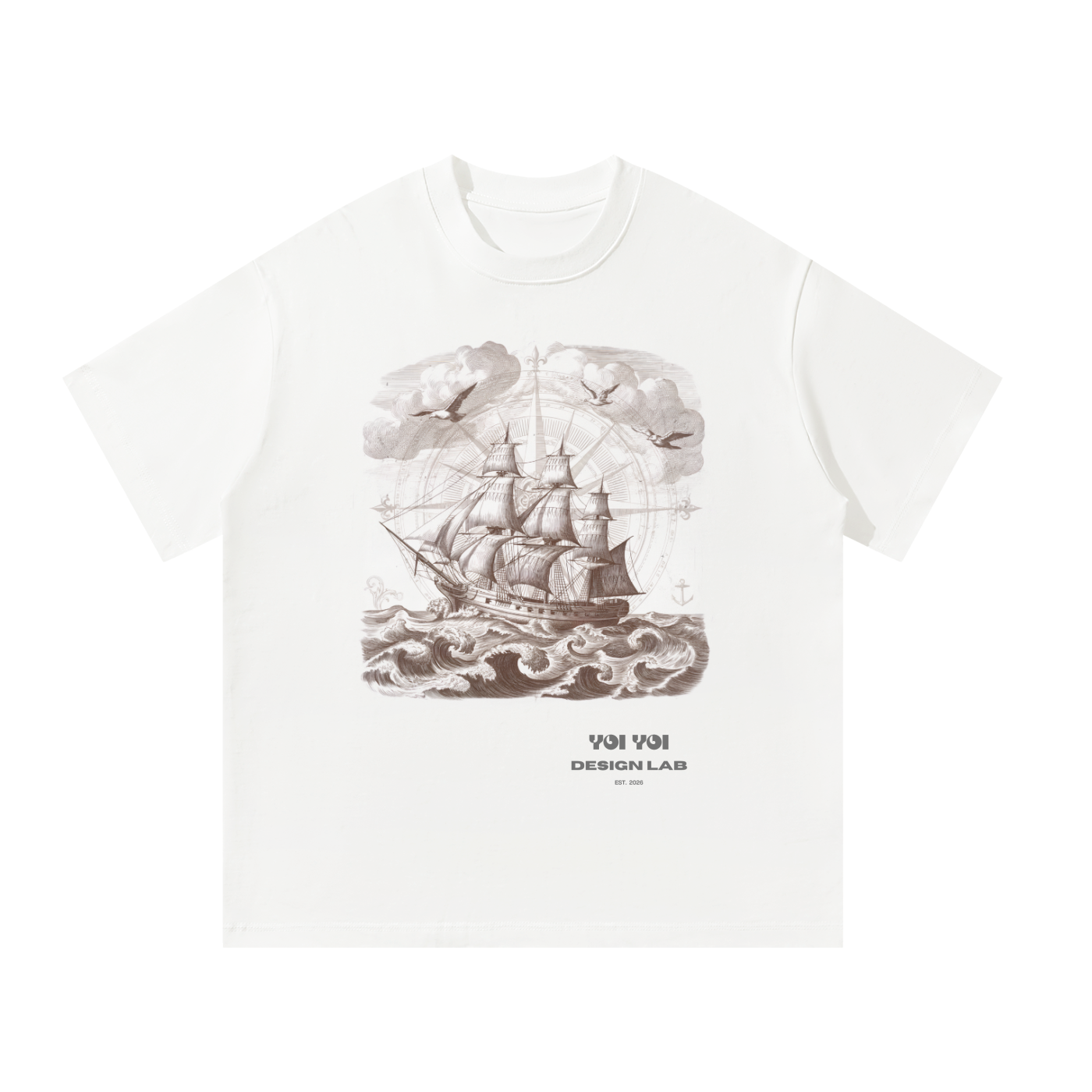 YOI YOI Design Lab — Storm Voyage Heavy Tee (300gsm)