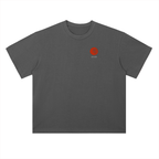 Cooly Japan Rising Sun Logo Tee — Black Oversized Drop-Shoulder T-Shirt (300gsm)
