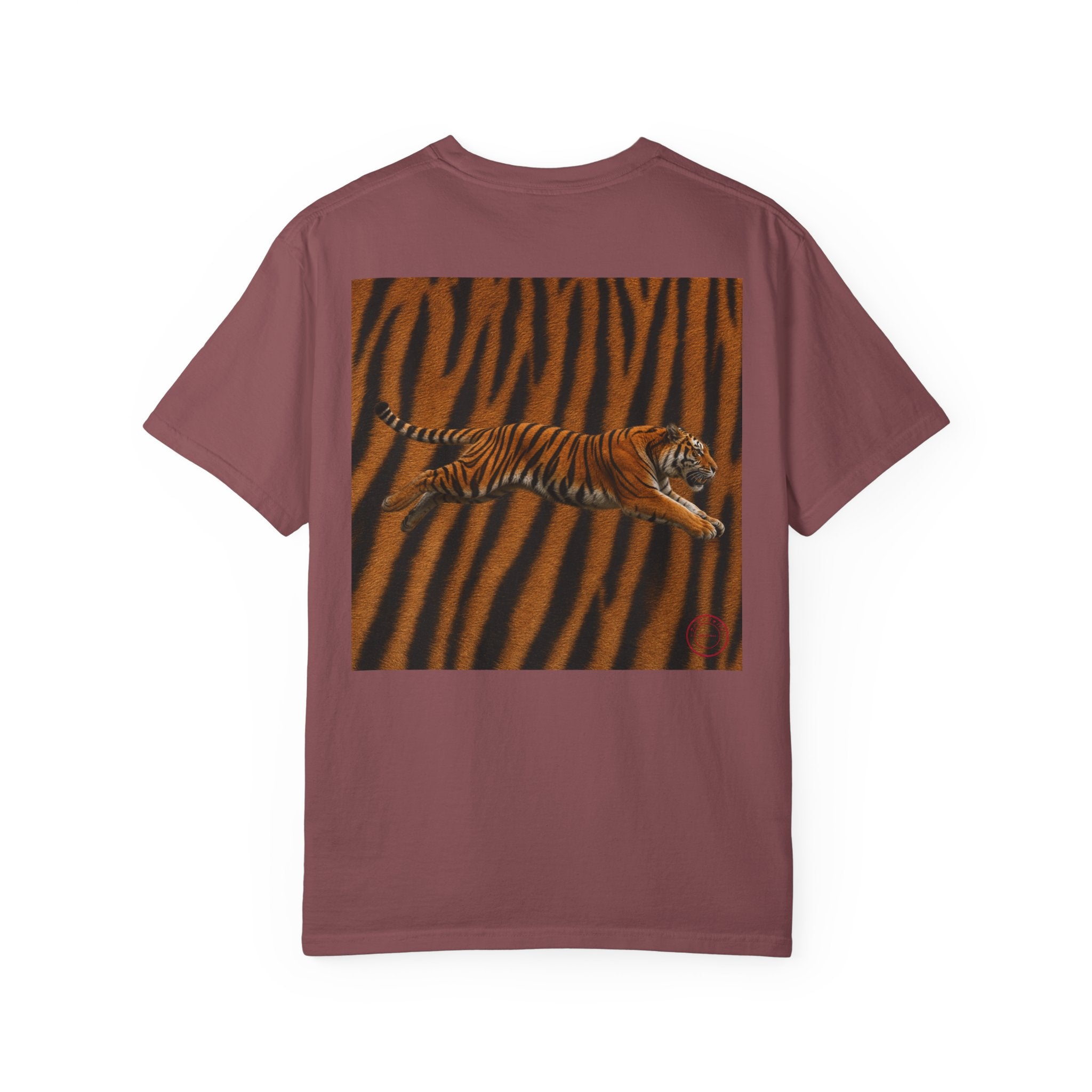 CoolyJapan — Tora 虎 Leaping Tiger Tee | Dark Color | Comfort Colors 1717