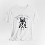 My Shiba Thinks I'm Cool, Shiba Inu Sunglasses Graphic Tee, Japanese Dog Lover Gift, Unisex T-Shirt