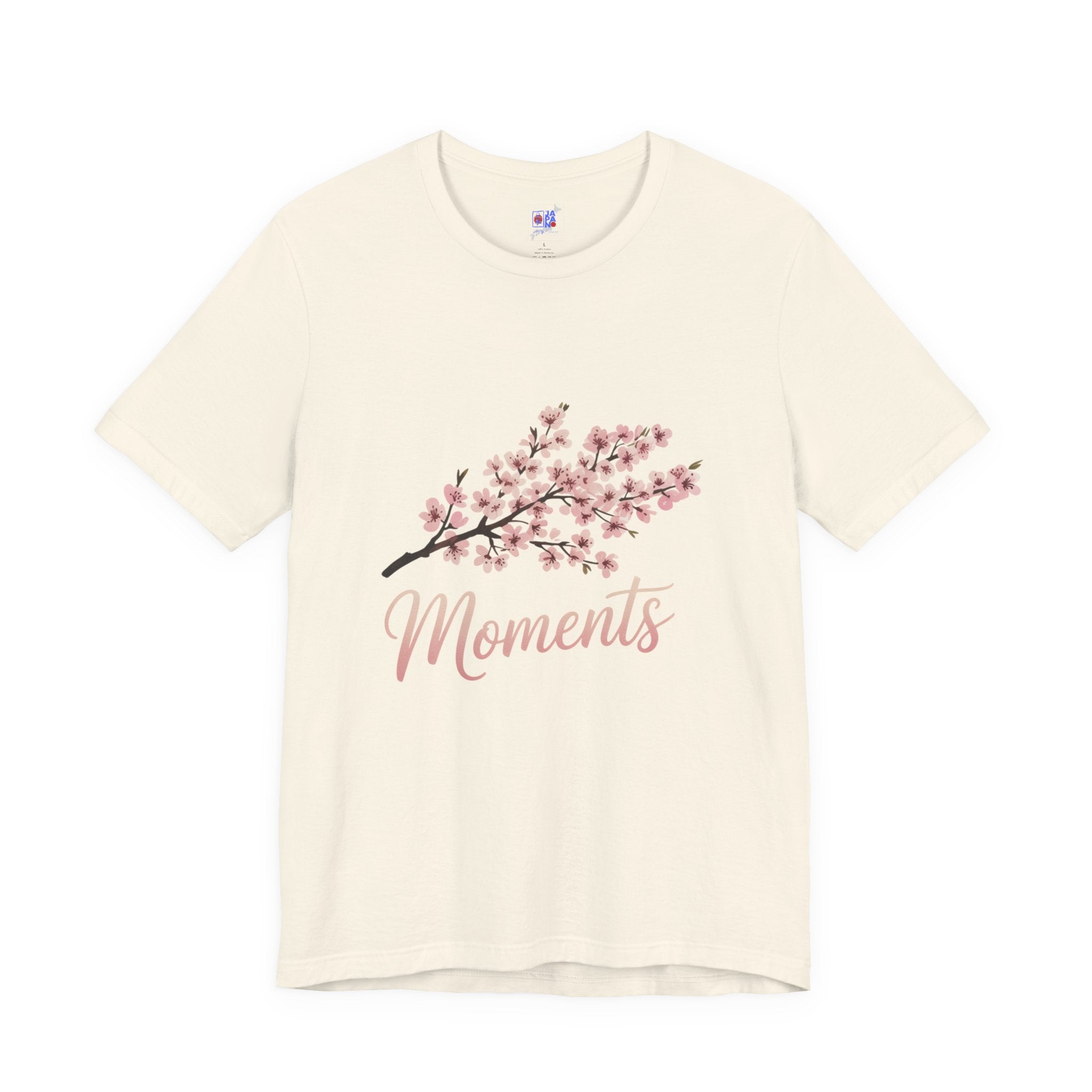 Sakura Moments T-Shirt — Japanese Cherry Blossom Quote Tee