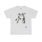 Akita Inu Sumi Ink Portrait T-Shirt — Japanese Ink Wash Dog Tee