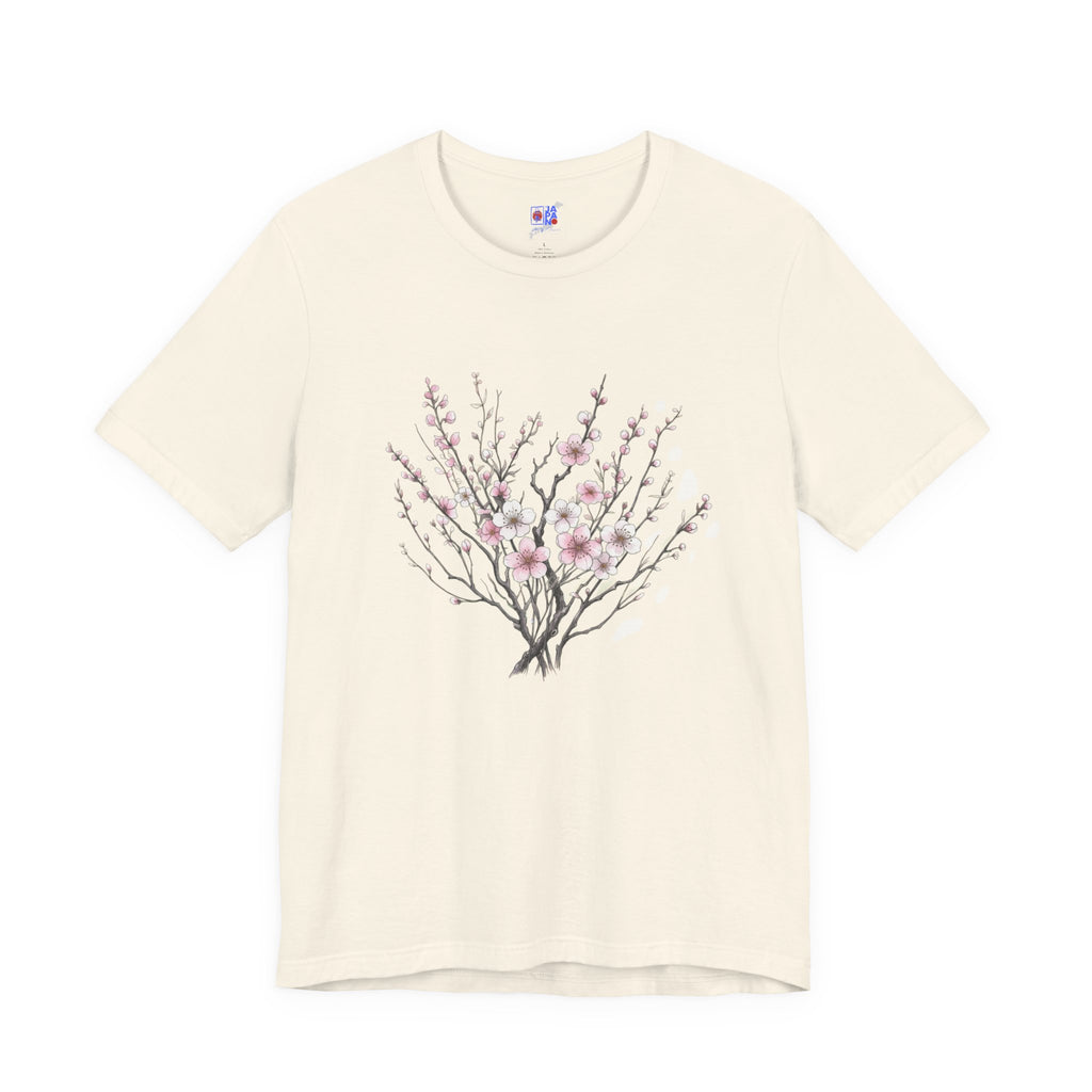 Sakura Cherry Blossom T-Shirt | Japanese Floral Tee | Wabi-Sabi Aesthetic Shirt | Japan Gift for Her