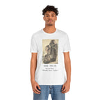 Japanese Art T-Shirt, Mori Sosen Three Monkeys, Museum Tee, Edo Period Animal Painting Japanese Macaque Gift
