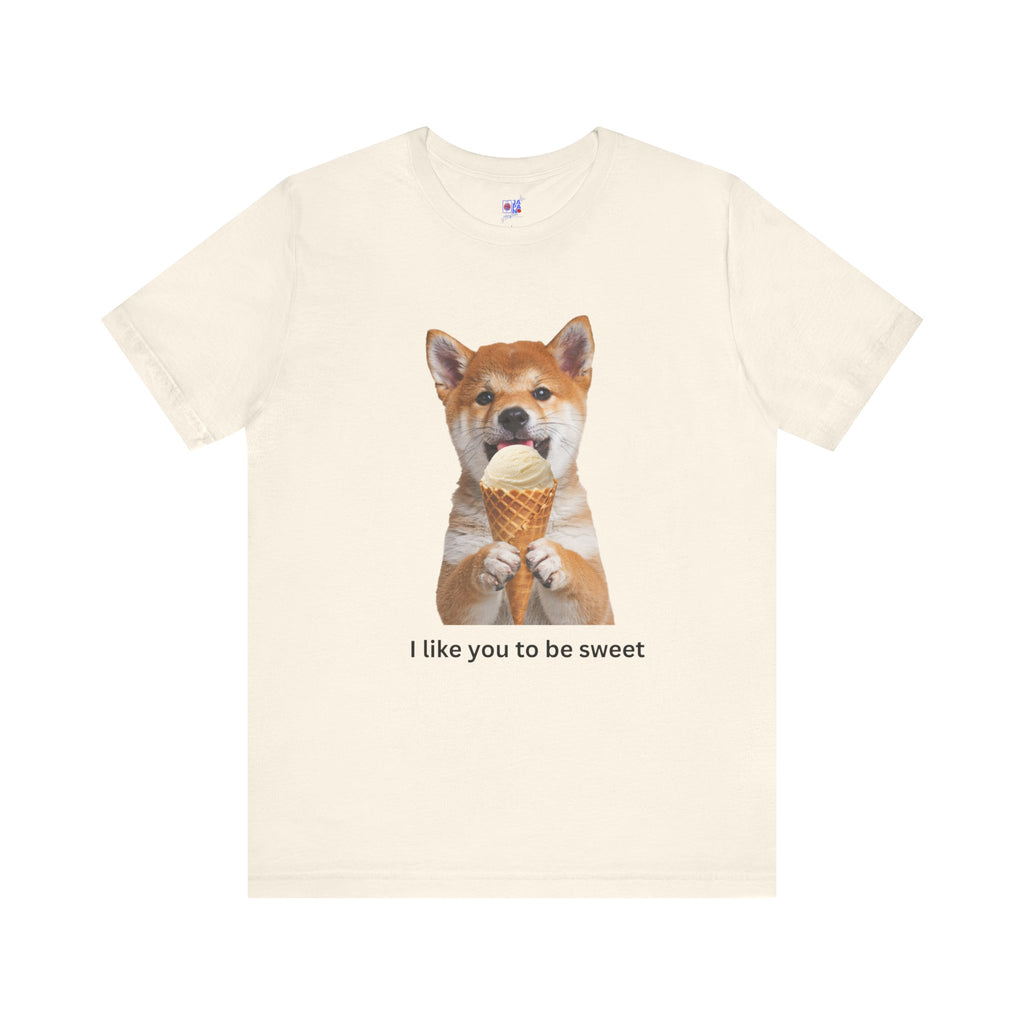 I Like You To Be Sweet Shiba Inu Eating Ice Cream T-Shirt