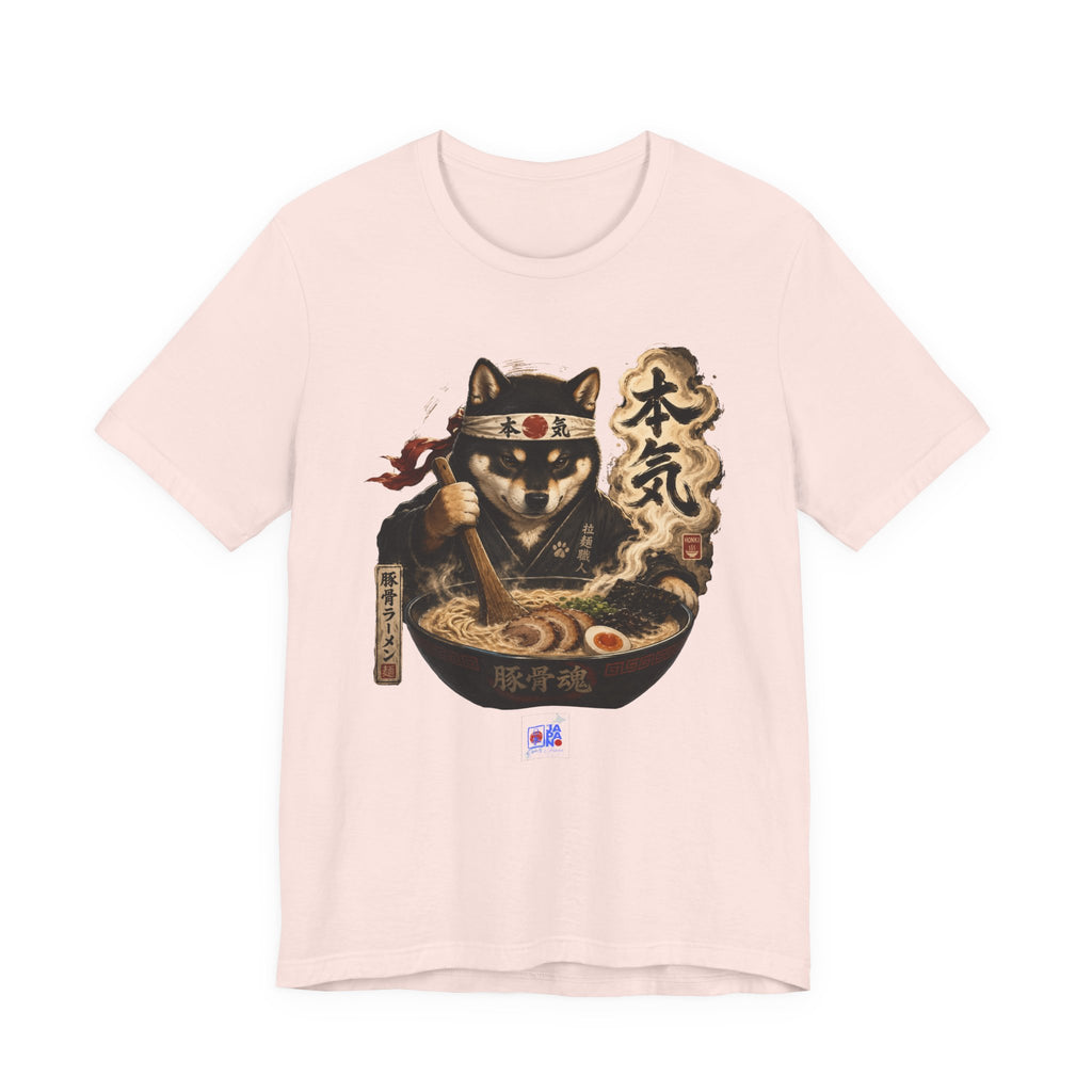 Ramen Neko Tee — Samurai Cat Chef "本気" Graphic T-Shirt