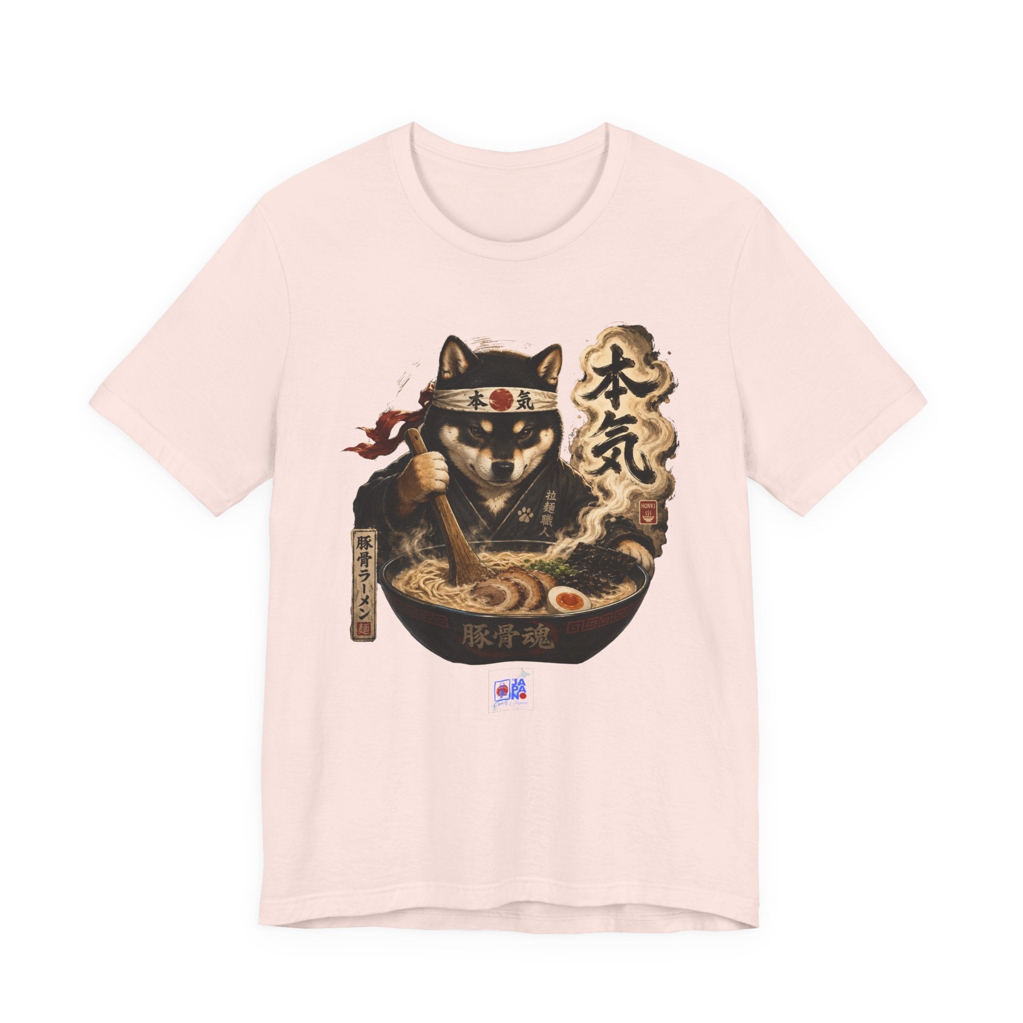 Ramen Neko Tee — Samurai Cat Chef "本気" Graphic T-Shirt