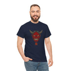 Oni Mask T-Shirt — 鬼 Japanese Demon Men's Graphic Tee | Dark Japan Streetwear Shirt