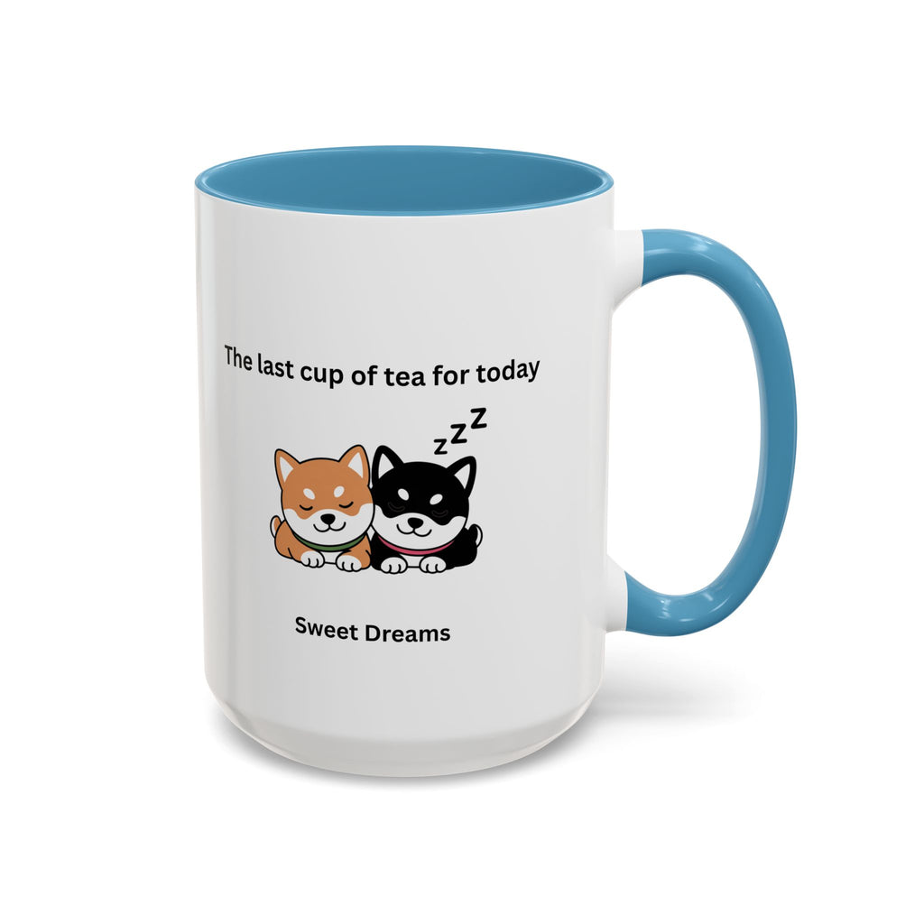Shiba Inu "Sweet Dreams" Mug, The Last Cup of Tea for Today, Japanese Dog Cute Gift Mug