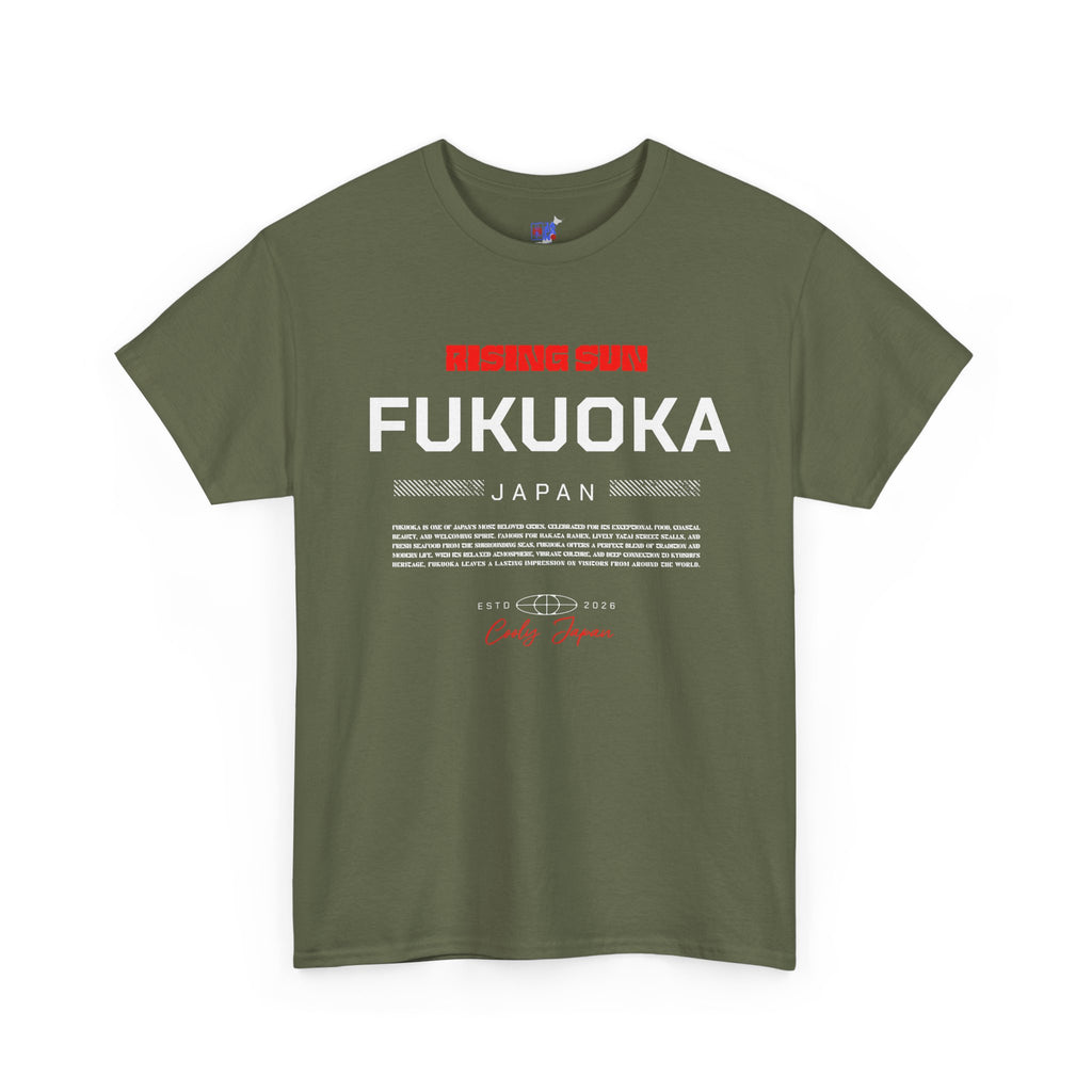 Fukuoka T-Shirt | 福岡 Hakata Ramen Front & Back Print | Japan City Series Tee