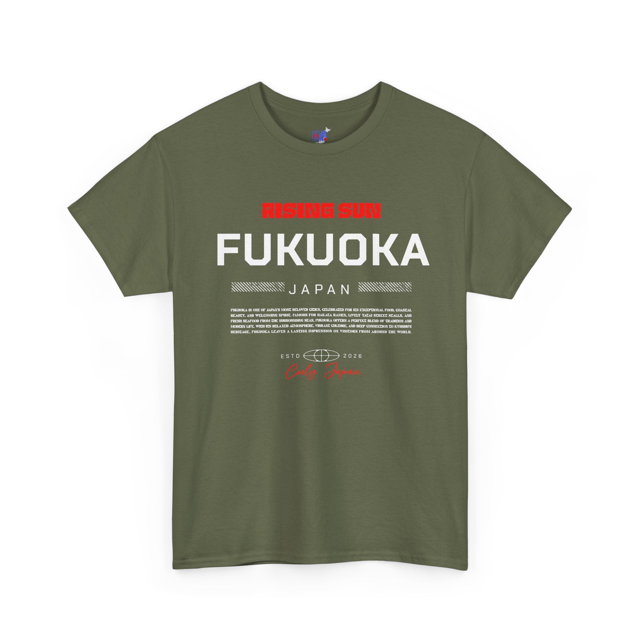 Fukuoka T-Shirt | 福岡 Hakata Ramen Front & Back Print | Japan City Series Tee