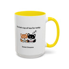 Shiba Inu "Sweet Dreams" Mug, The Last Cup of Tea for Today, Japanese Dog Cute Gift Mug
