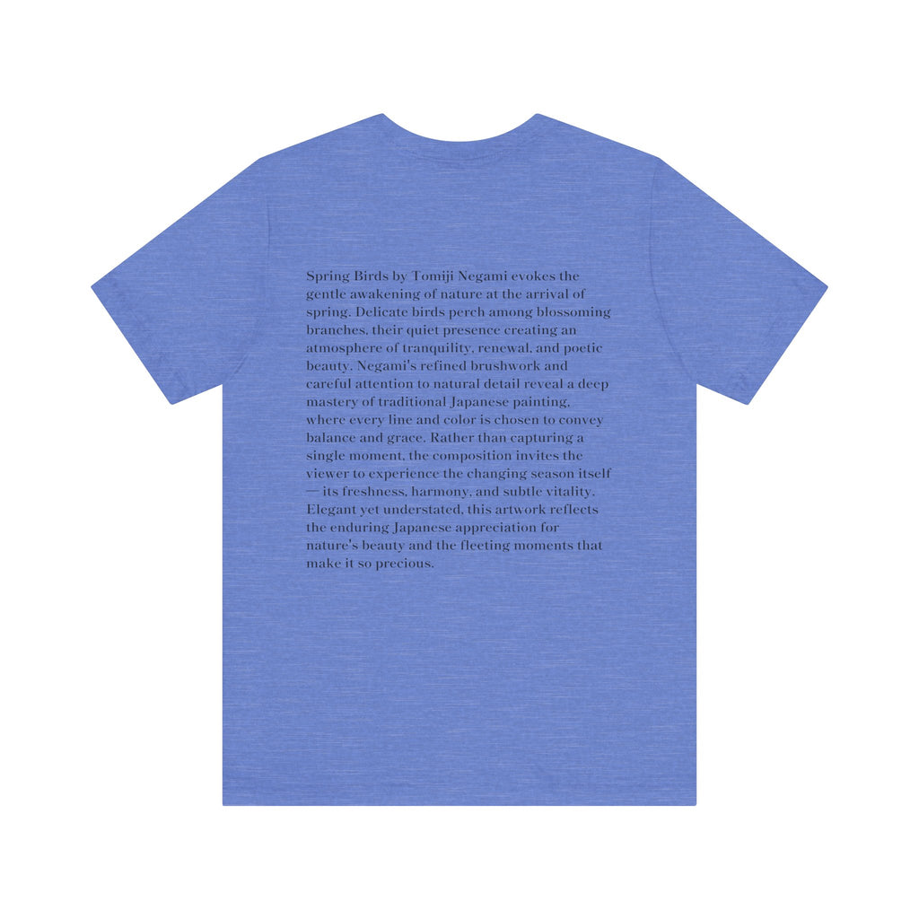 Tomiji Negami "Spring Birds", Japanese Art Museum T-Shirt