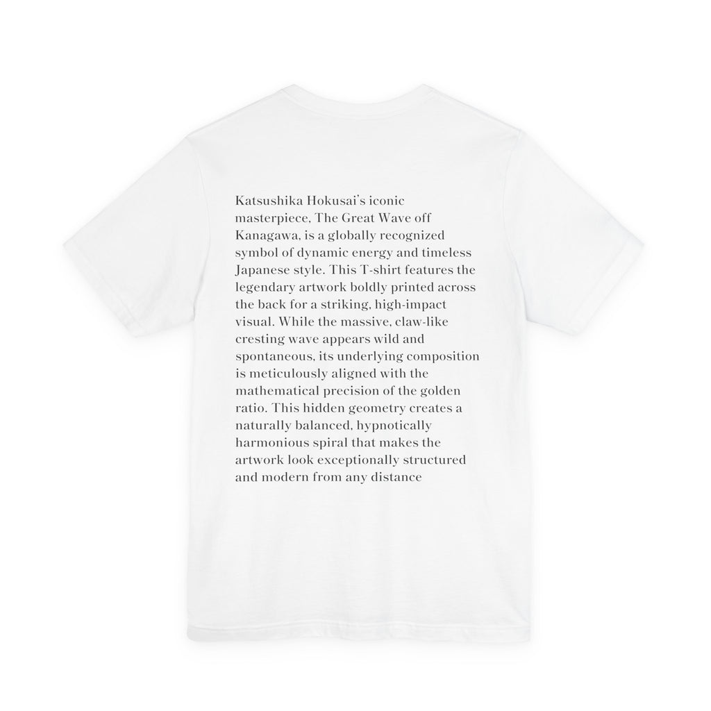Great Wave Golden Ratio T-Shirt — "Math is Aesthetic" Hokusai Graphic Tee