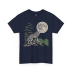 Japanese Wolf T-Shirt — 山犬 Yamainu Mountain Dog Men's Tee | Japan Mythology Gift