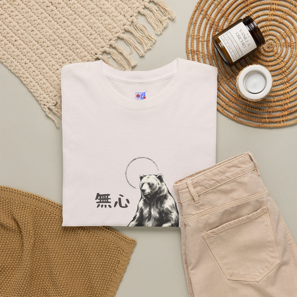 Meditating Bear T‑Shirt — Zen 'Mushin' Graphic Tee