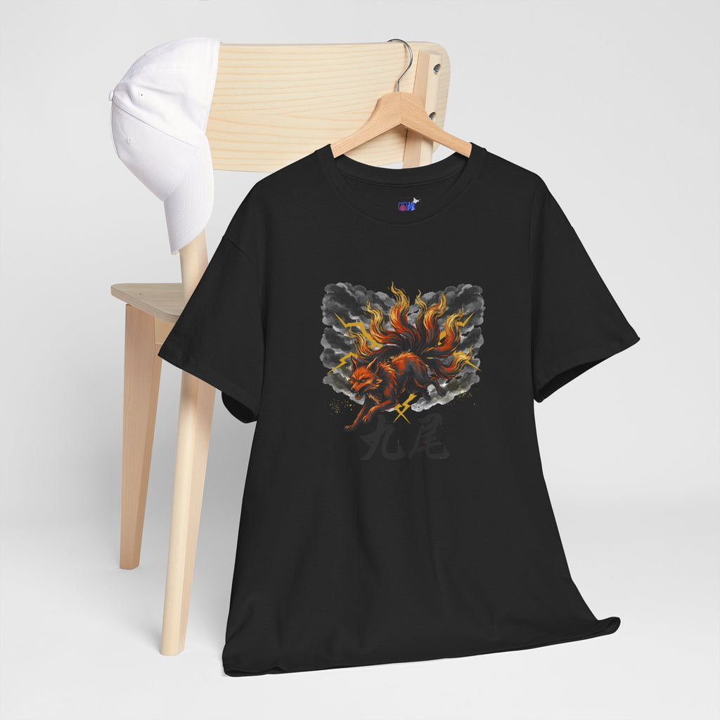 Japanese Fox Spirit  Graphic Tee  Mythology Shirt