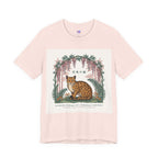 Leopard Garden Tee — Vintage Botanical Cat Graphic Shirt