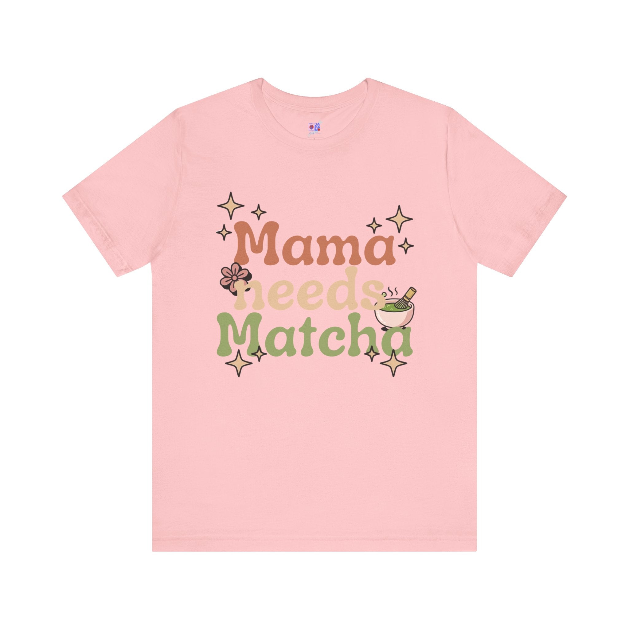 Mama Needs Matcha T-Shirt | Matcha Tea Mom Tee, Cute Floral Typography