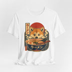 Kawaii Shiba Inu Ramen T-Shirt — Cute Japanese Dog Noodle Tee (Happy Ramen Gift)