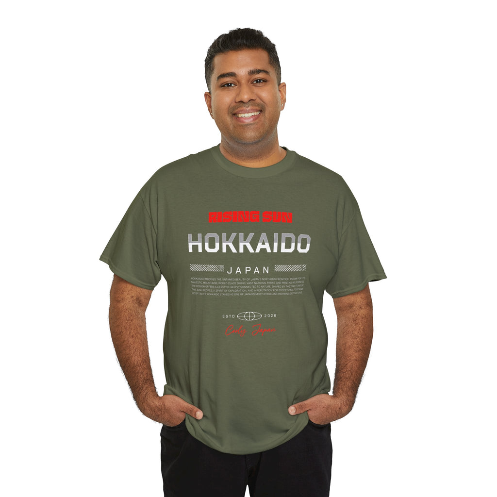 Hokkaido T-Shirt | 北海道 Wild North & Powder Snow Japan Tee | Designed by Japanese