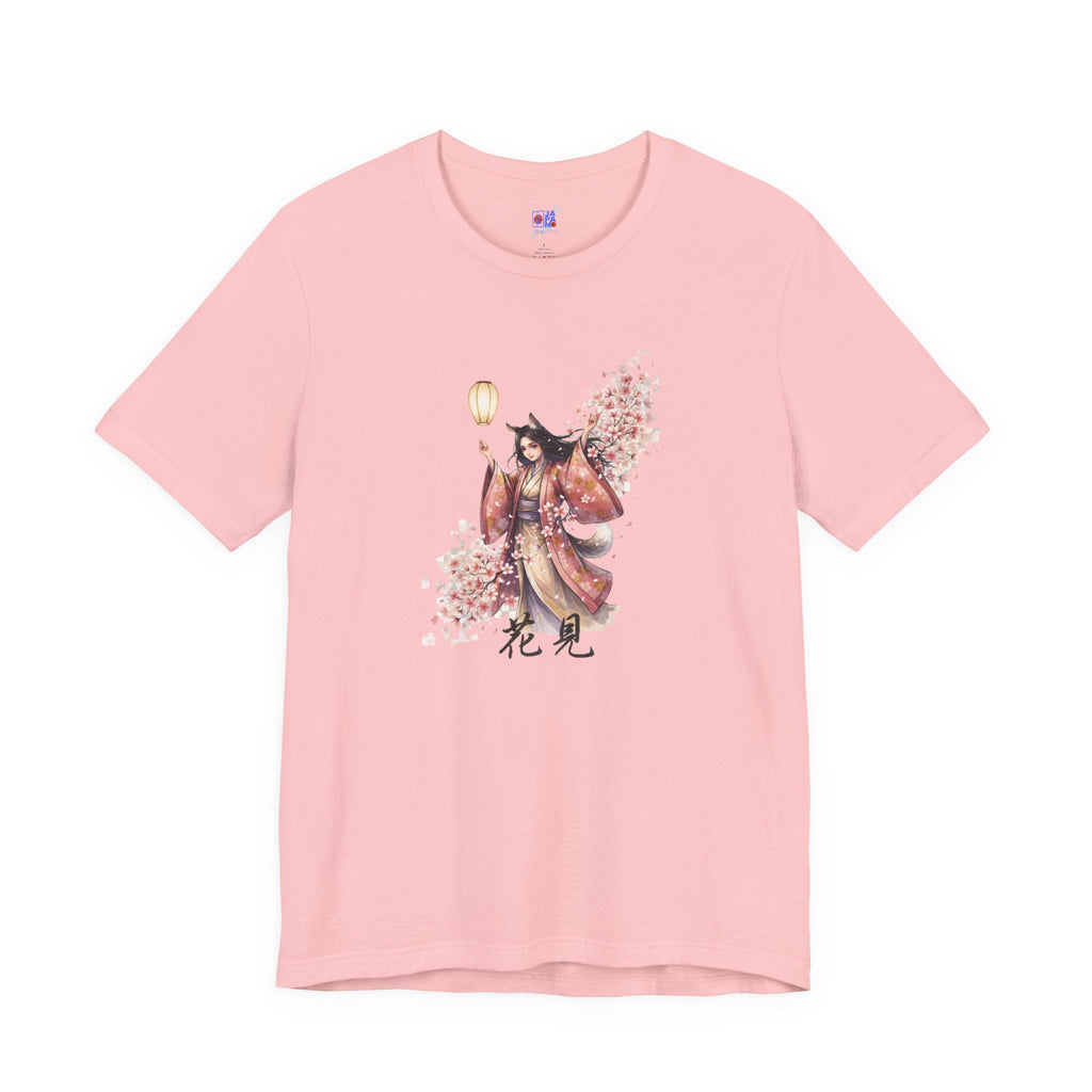 Cherry Blossom Kimono Tee — Hanami Floral Japanese Art T-Shirt