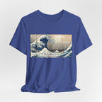 The Great Wave with Golden Ratio T-Shirt | Hokusai Wave Math Art