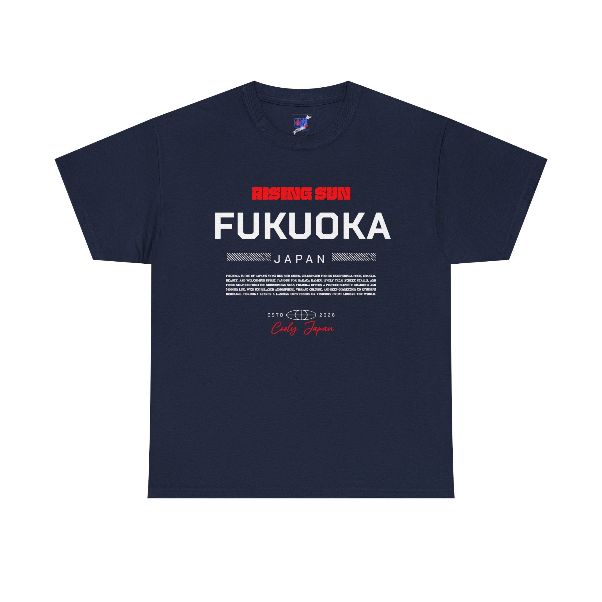 Fukuoka T-Shirt | 福岡 Hakata Ramen Front & Back Print | Japan City Series Tee