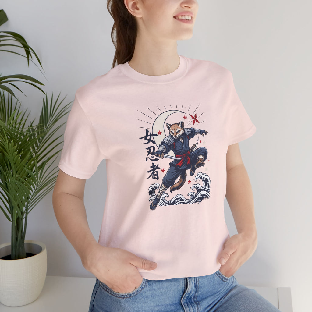 Ninja Cat Tee — Japanese Samurai Cat Graphic T-Shirt