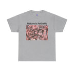 Nature Is Aesthetic Pink Sakura Floral T-Shirt