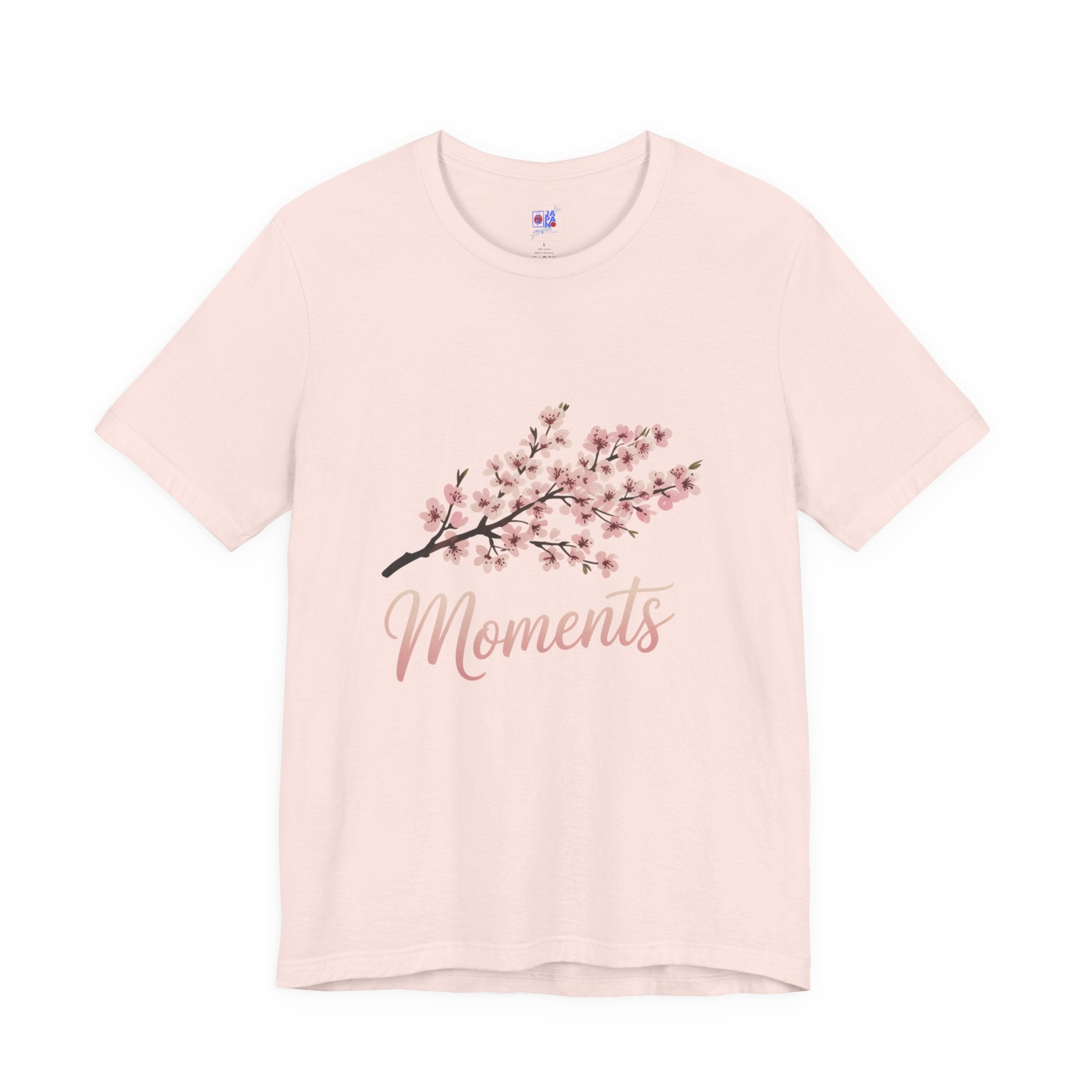 Sakura Moments T-Shirt — Japanese Cherry Blossom Quote Tee