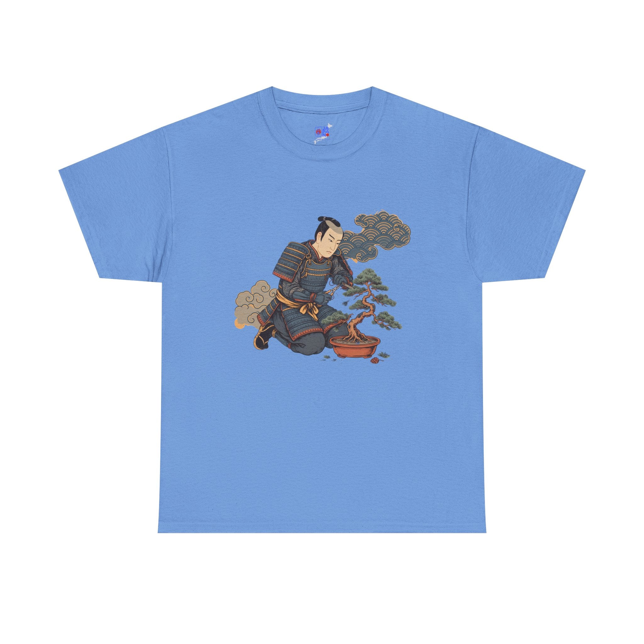 Bonsai Master Samurai T-Shirt, Japanese Ukiyo-E Bonsai Warrior Tee, Zen Gift for Bonsai Lovers, Tree Hobbyists & Plant Dad Gift