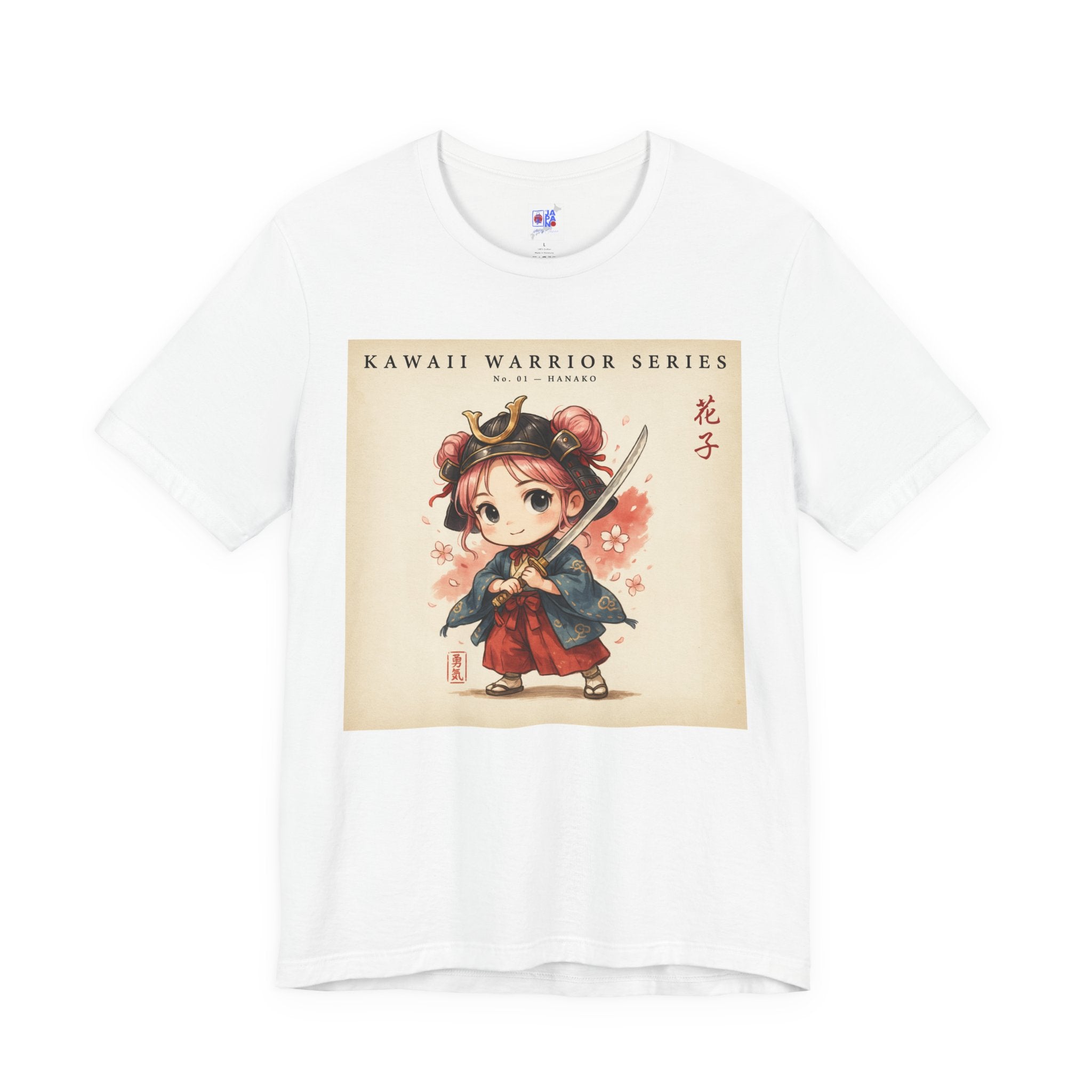 Kawaii Warrior Anime Girl Samurai T-Shirt