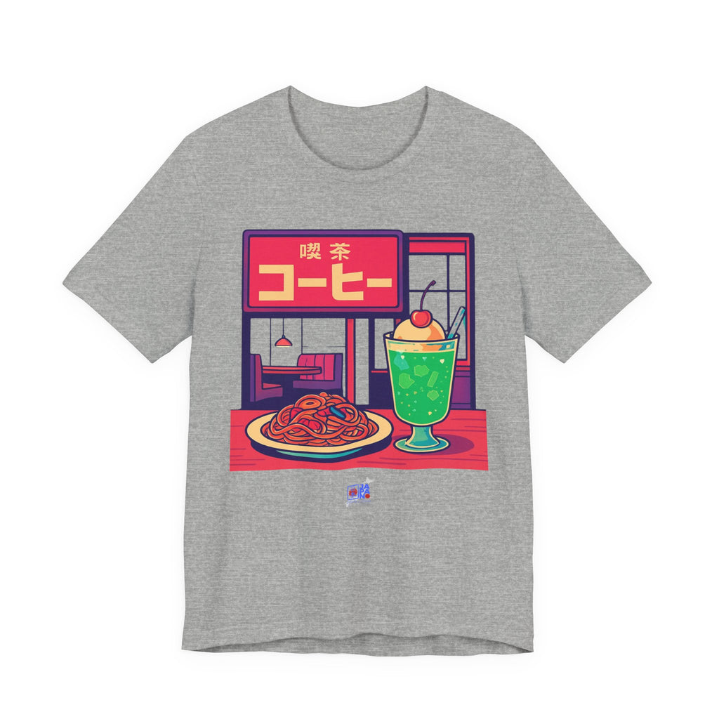 Kissaten Cream Soda Napolitan Tee | Retro Japanese Cafe Graphic