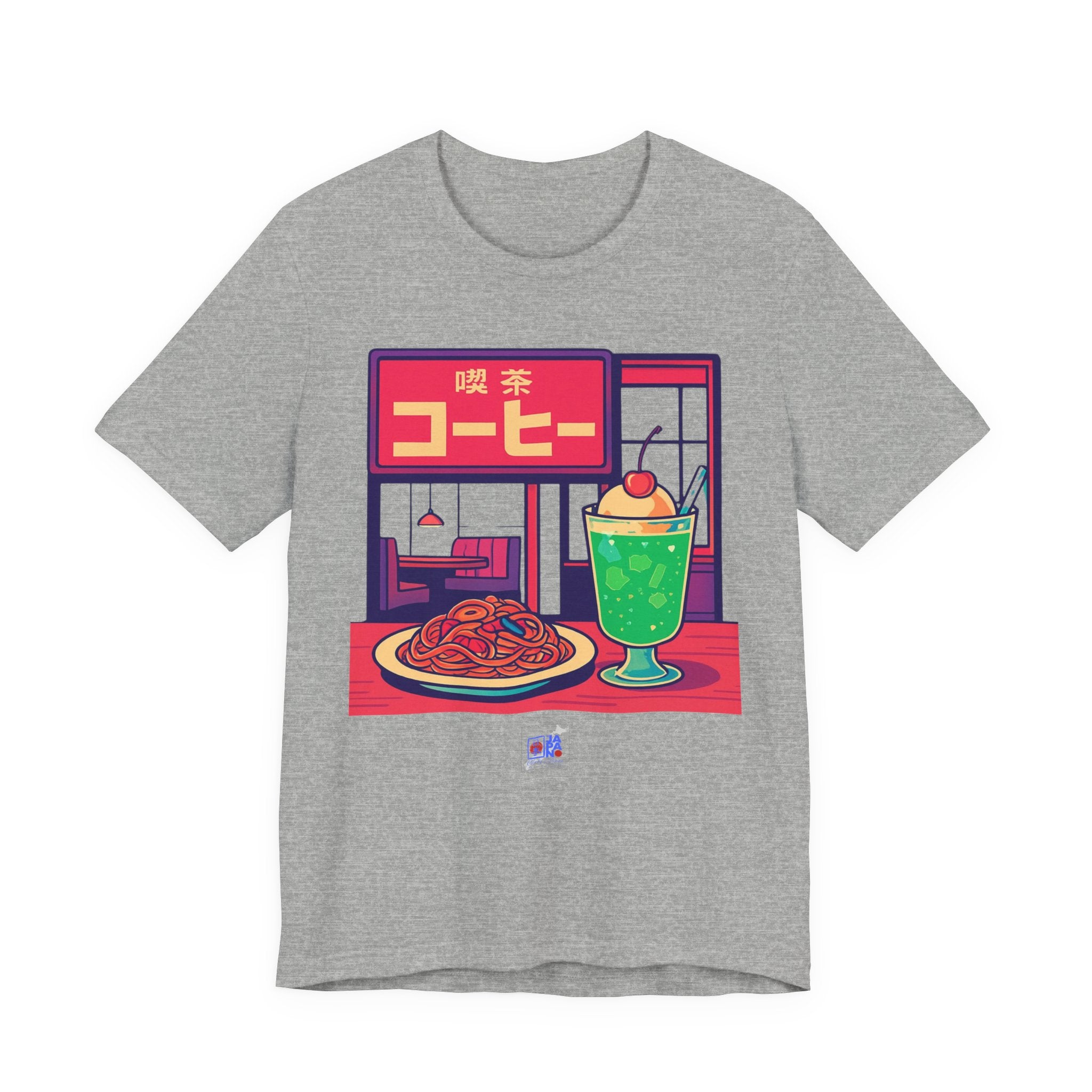 Kissaten Cream Soda Napolitan Tee | Retro Japanese Cafe Graphic