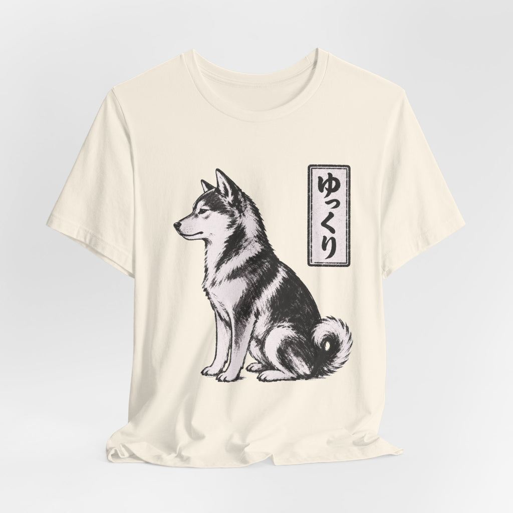 Akita Inu Portrait Tee | Japanese Dog Art T-Shirt