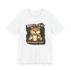 Akita Morning Blend Tee | Shiba Inu Coffee Dog Illustration