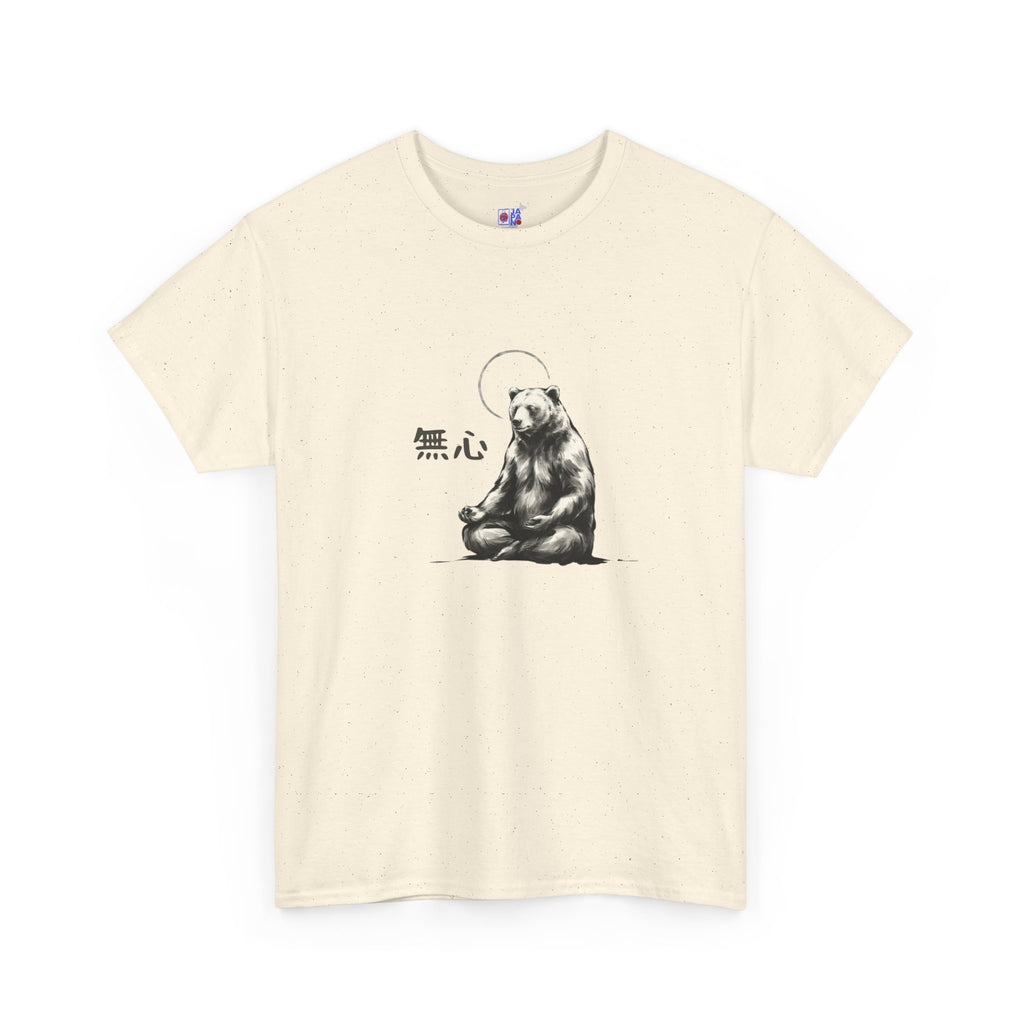 Meditating Bear T‑Shirt — Zen 'Mushin' Graphic Tee
