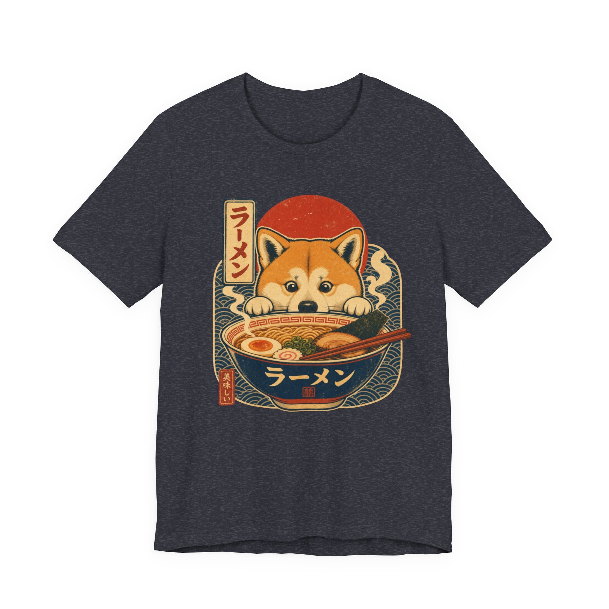 Kawaii Shiba Inu Ramen T-Shirt — Cute Japanese Dog Noodle Tee (Happy Ramen Gift)