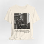 Nikola Tesla "Be Alone" | Verified Quote T-Shirt | The Thinking Person's Tee