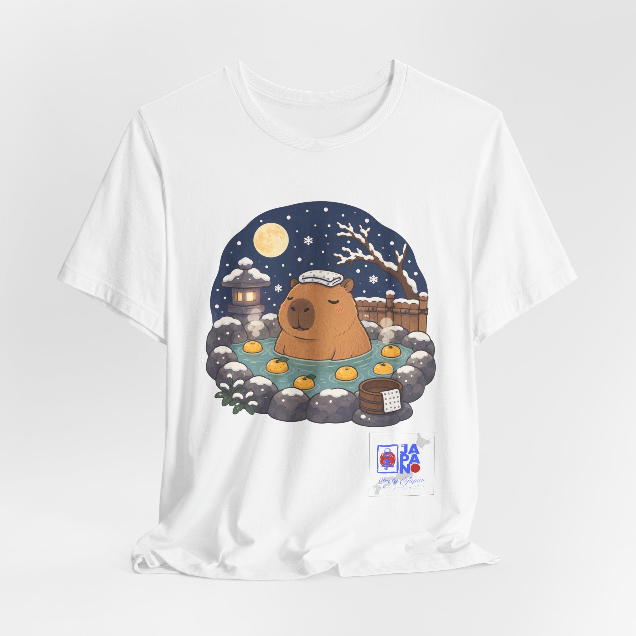 Bear Onsen T-Shirt — Cute Winter Hot Spring Graphic Tee