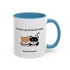 Shiba Inu "Sweet Dreams" Mug, The Last Cup of Tea for Today, Japanese Dog Cute Gift Mug