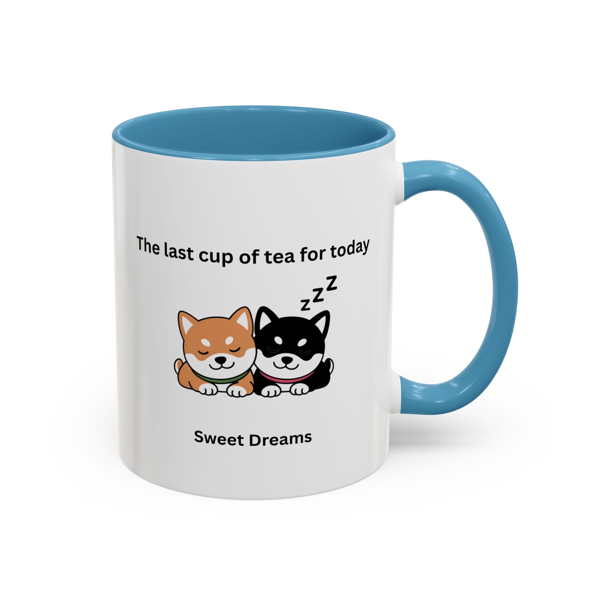 Shiba Inu "Sweet Dreams" Mug, The Last Cup of Tea for Today, Japanese Dog Cute Gift Mug