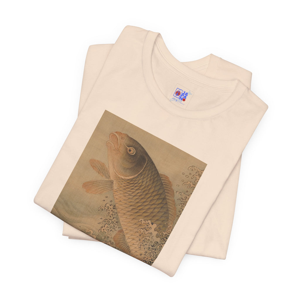 So Shiko "Carp Leaping Through Waves" | Japanese Art Museum T-Shirt