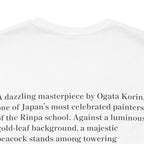Korin Ogata "Peacock and Hollyhocks Screen", Japanese Art Museum T-Shirt