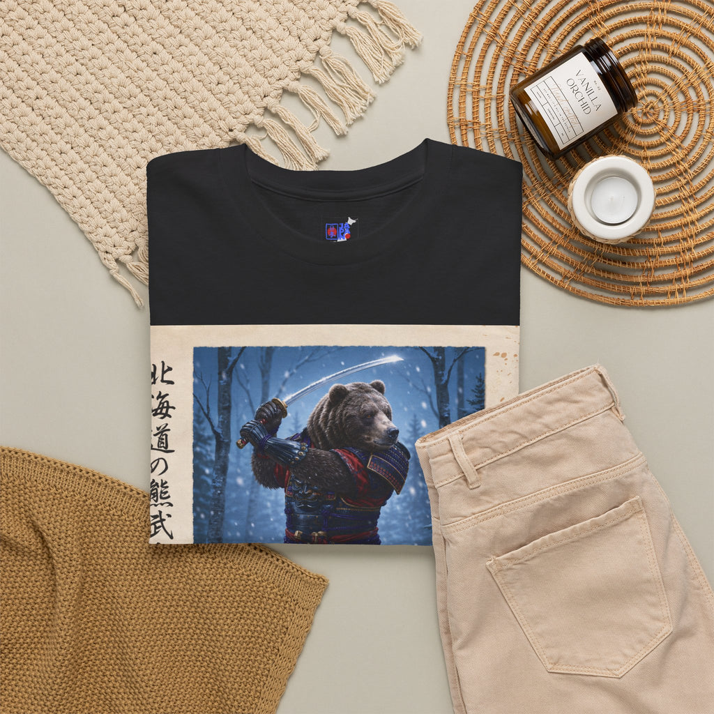 Samurai Bear Tee — Snowy Ronin Art Graphic Shirt