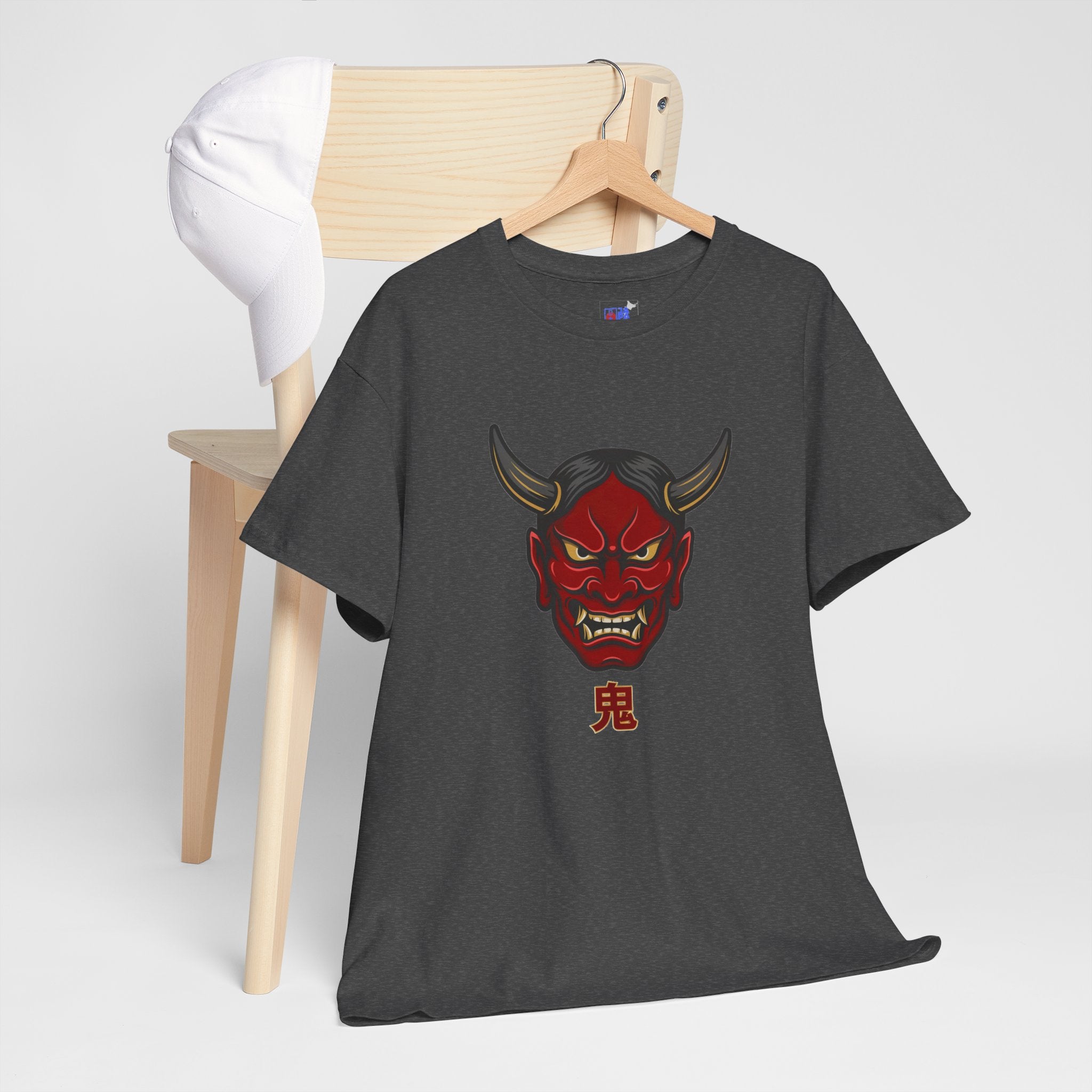 Red Oni Mask T-Shirt | Japanese Demon Hannya Graphic Tee