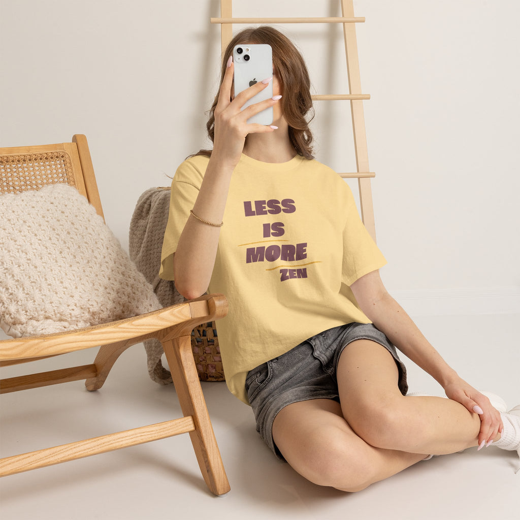 Less Is More Zen T-Shirt — Minimalist Mindfulness Tee