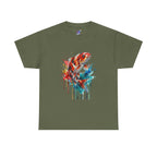 Koi Fish Watercolor T-Shirt — Vibrant Drip Art Tee